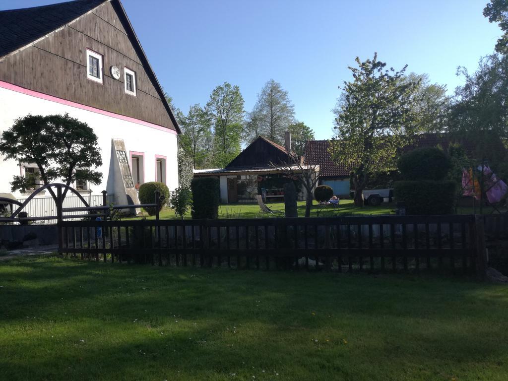 Apartman Ve Mlejne Nová Bystřice Buitenkant foto